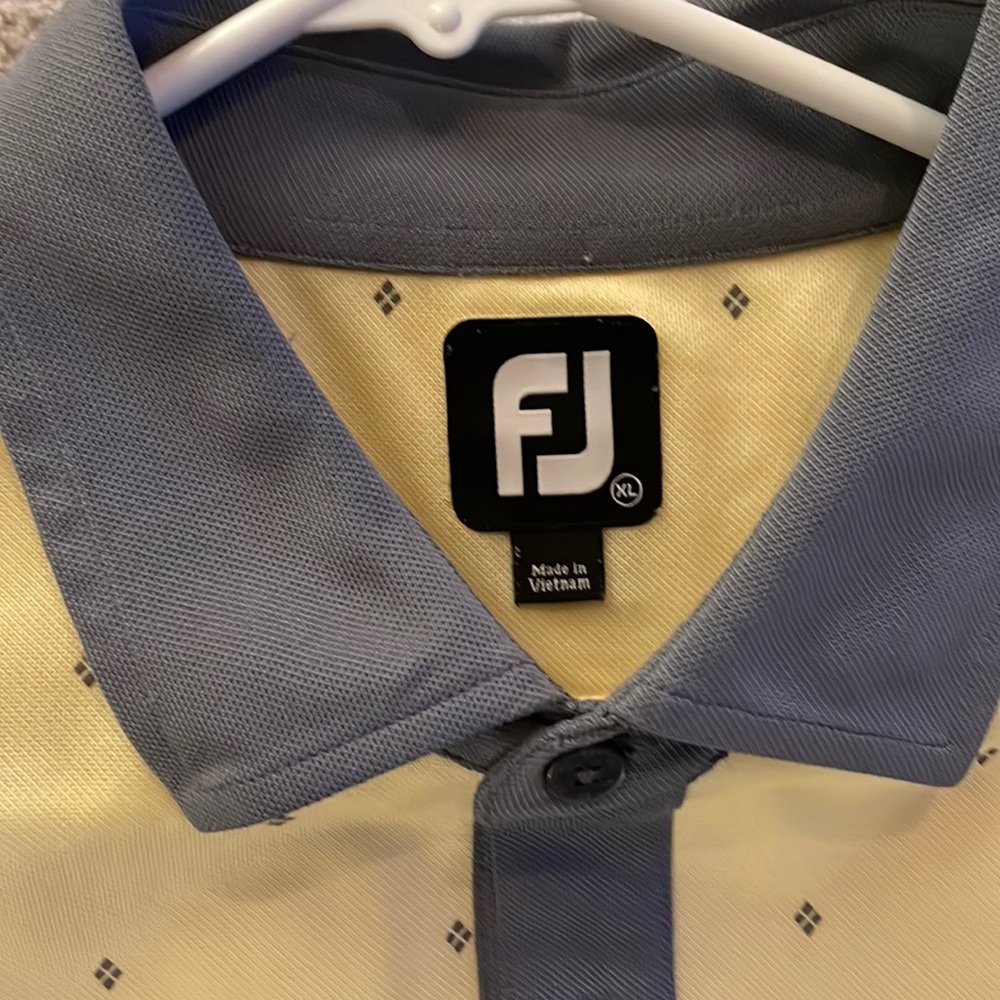 FootJoy golf polo with Bandon Dunes Old MacDonald ghost tree logo